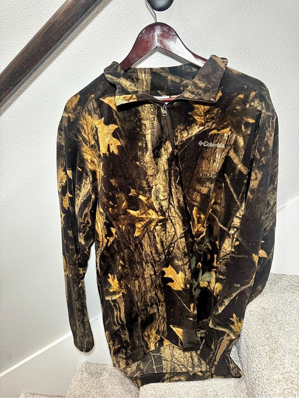 Columbia Men's Camo Lightweight Jacket XL Like New